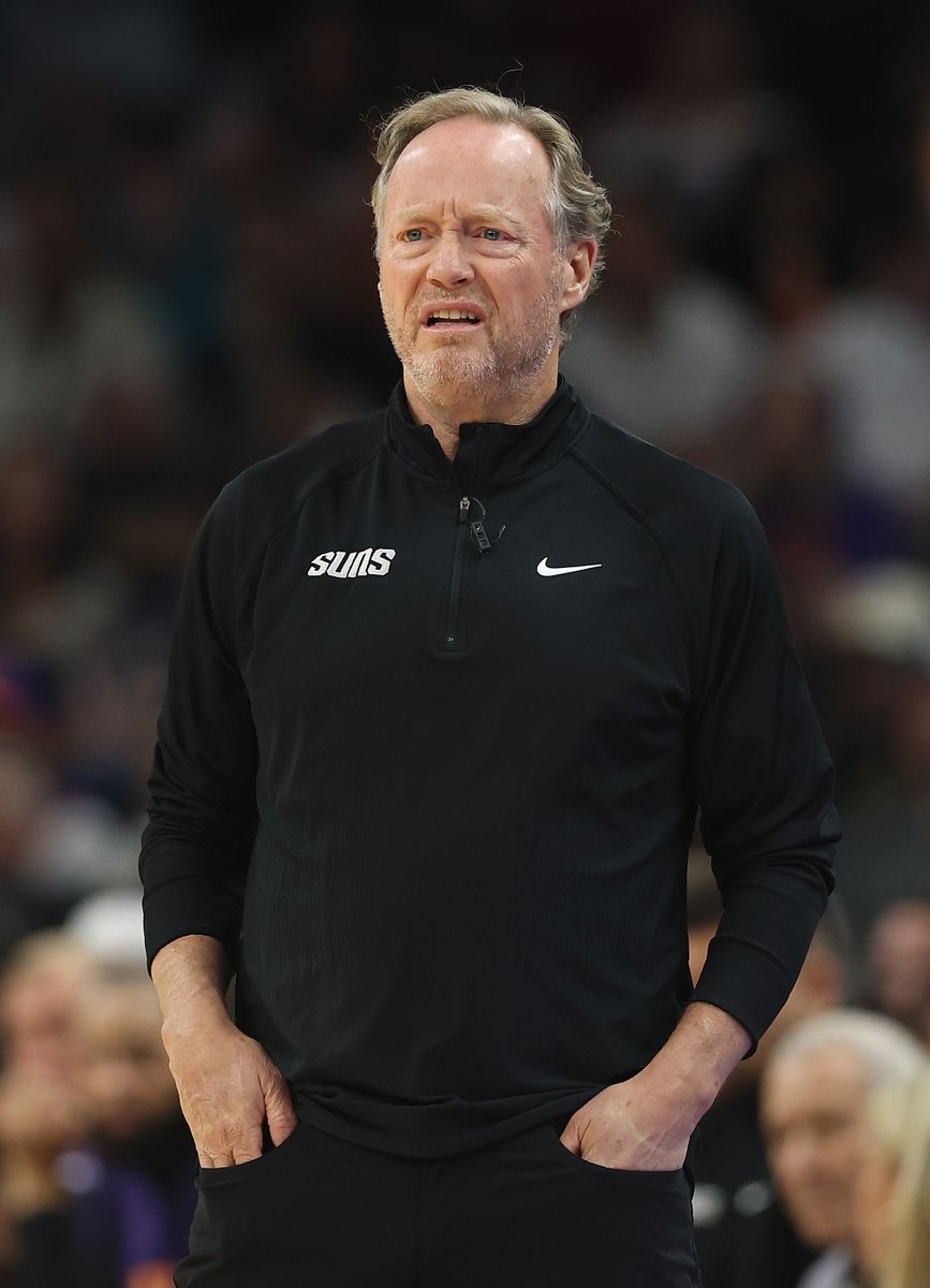 BleacherReport's tweet image. Suns have fired HC Mike Budenholzer after one season, per @ShamsCharania

Phoenix finished 11th in the West at a 36-46 record.