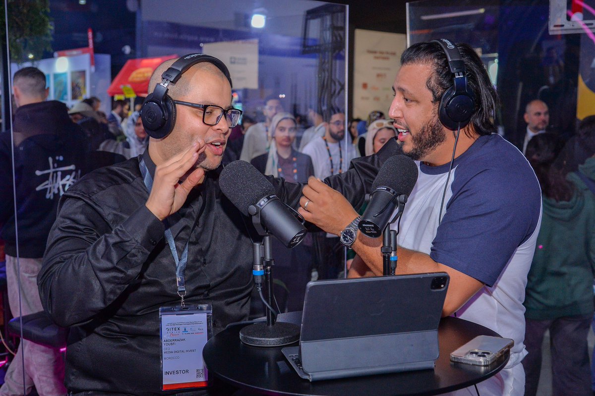 inwi's tweet photo. Abderazak Yousif est à nouveau avec nous cette année au GITEX AFRICA !
Retrouvez-le sur le stand inwi pour une édition spéciale GITEX de son podcast #Business_Talk+, enregistrée chaque jour au cœur de l’événement.

Des échanges authentiques avec celles et ceux qui font avancer l’innovation au Maroc.

#inwi_innov #GITEXAfrica #BusinessTalkPlus #Startups