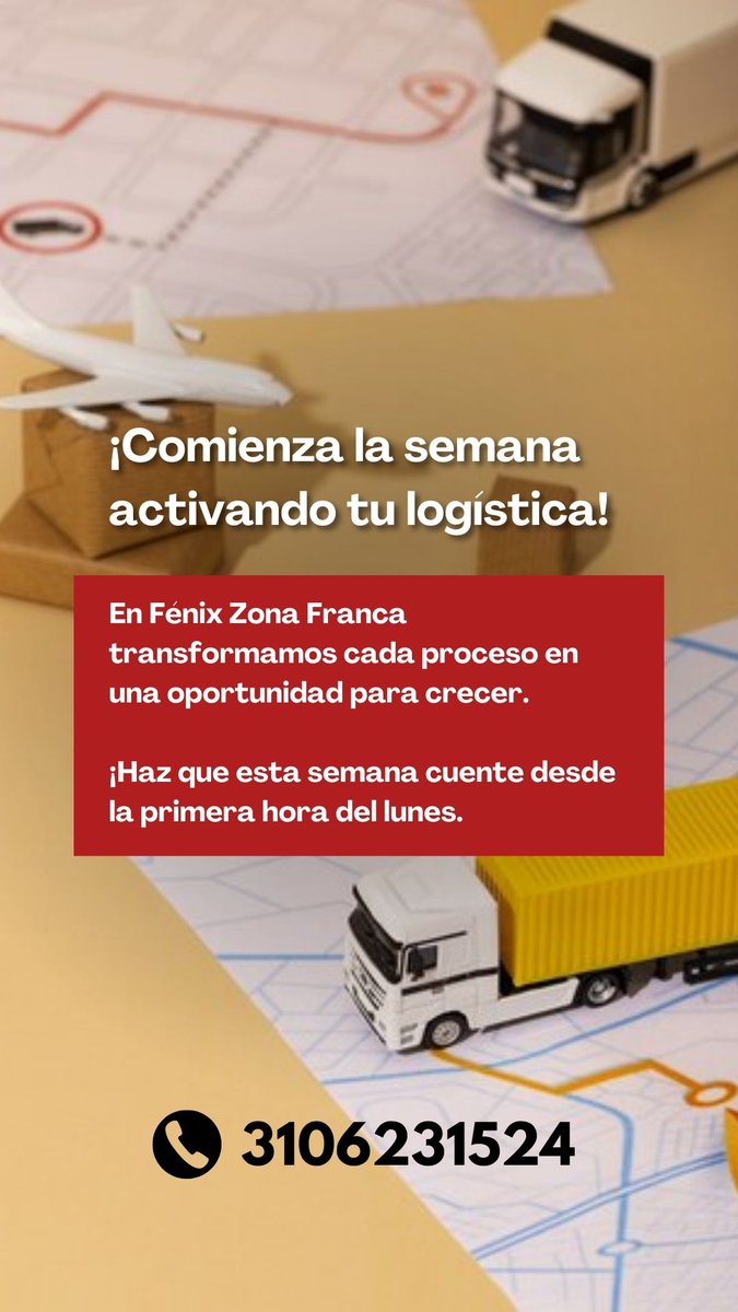 Fenix_ZF's tweet image. 💼✨ ¡Arrancamos la semana con toda la energía!
En Fénix Zona Franca trabajamos cada día por brindarte operaciones logísticas más seguras, eficientes y confiables.

#FénixZonaFranca #InicioDeSemana #LogísticaConValor #ZonaFrancaColombia #EficienciaLogística