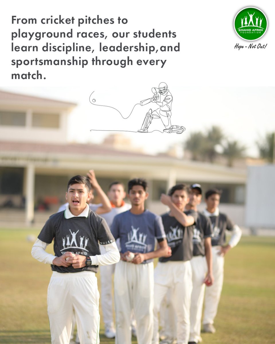 SAFoundationN's tweet photo. At SAF Schools, sports build more than skills — they build confidence, teamwork, and fearless leaders! ⚽🏏
Equal opportunities, big dreams, and unstoppable energy. That’s the spirit of #SAFSports!
#HopeNotOut #EmpowerEducation https://t.co/d4Nt6wl8hq