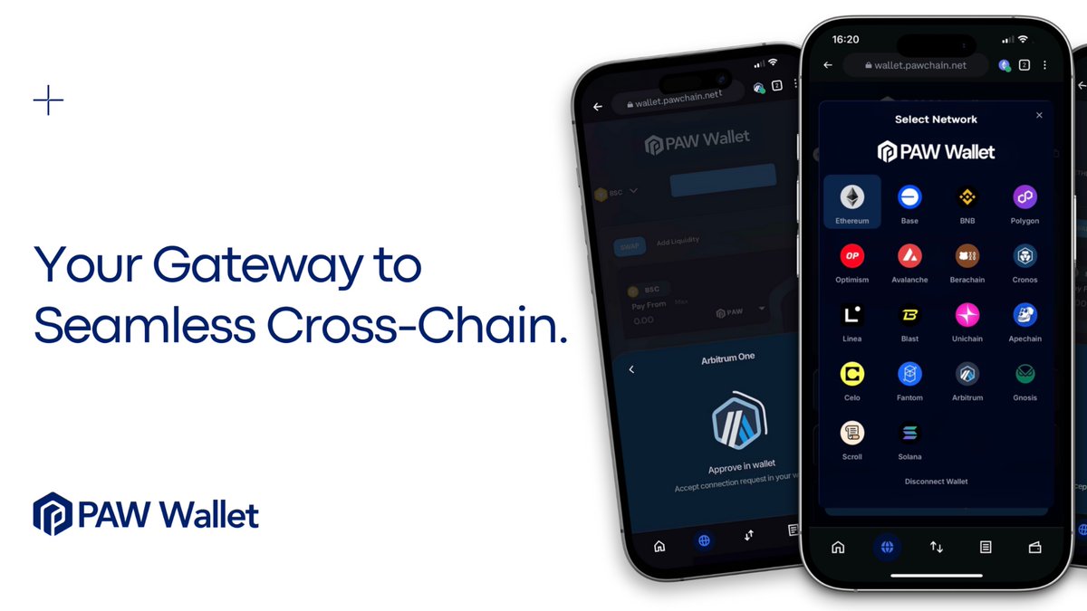 Tired of jumping from DApp to DApp just to complete a single cross-chain transaction?

With PAW Wallet, you can do it all in one place - switch between multiple blockchains effortlessly, and experience what crypto should feel like: seamless, simple, powerful.
 
Try it for