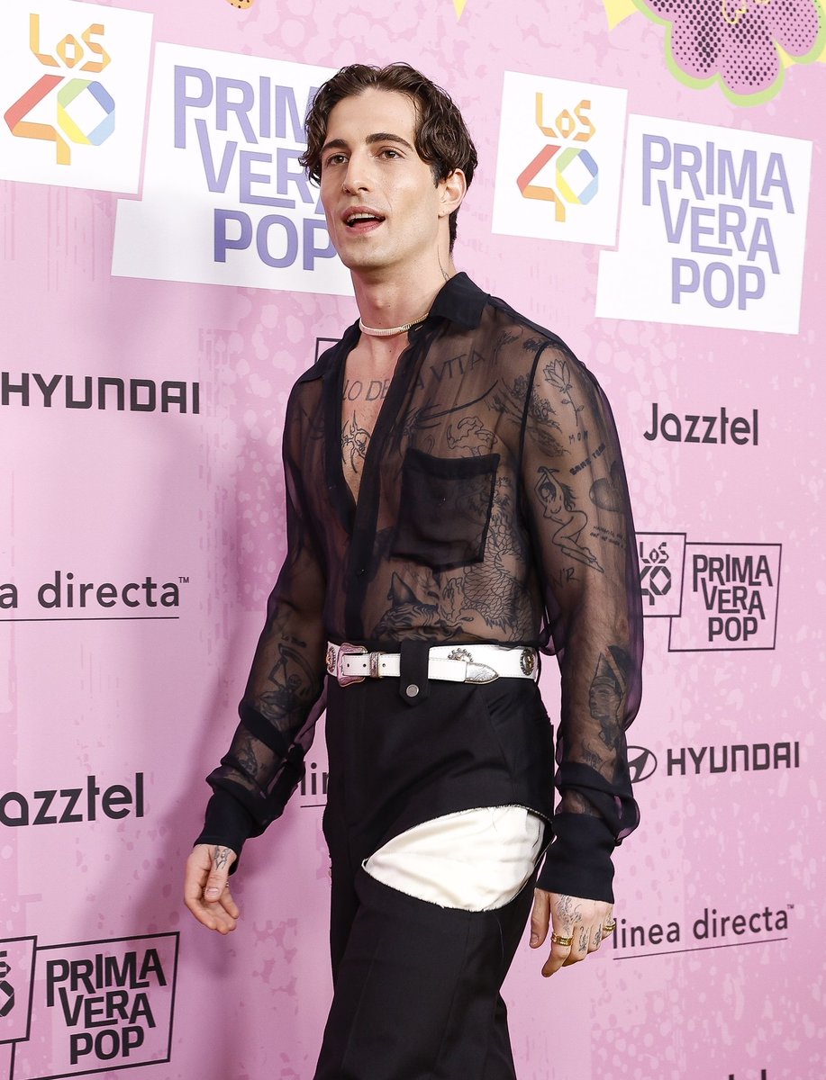 gallerymaneskin's tweet photo. 📸 EM HQ: Damiano David durante photo call no #PrimaveraPop em Madri, Espanha.
🗓 11 de abril de 2025 https://t.co/e3NxSOHYsM