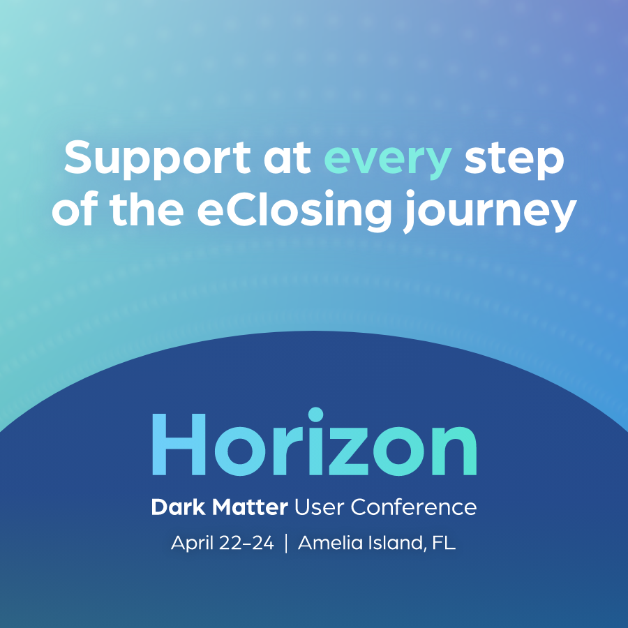 DocMagicTech's tweet image. Attending the Dark Matter Horizon User Conference on Amelia Island next week? Let’s connect! Discover how our Total eClose™ platform delivers easy and intuitive eSigning and eClosing experiences for your borrowers. Schedule a meeting today! hubs.ly/Q03g7VxZ0
#DocMagic