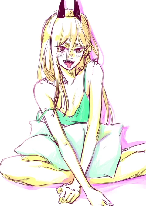 4年前に描いたパワーちゃん再掲 