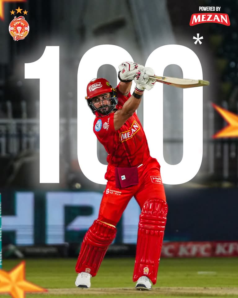 Shaheer_exe46's tweet photo. A knock to remember, a hundred to cherish 💯🔥
Sahibzada Farhan brings up a majestic 100* 🫶
You deserved it Man 🫡
#SahibzadaFarhan #IU #PSL2025 https://t.co/mYoshdeQJL