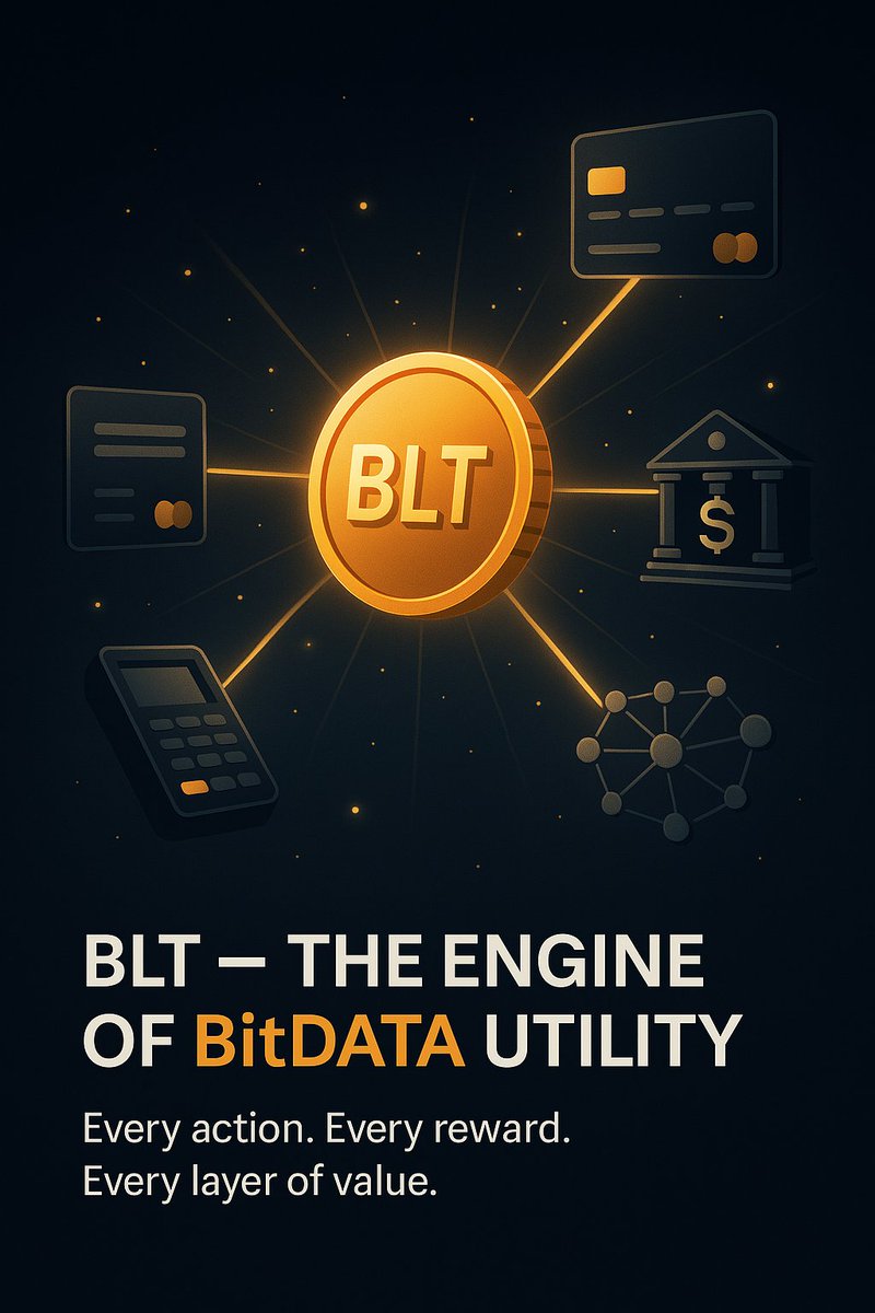 KenWong_Crypto's tweet image. 什么是BLT？

BitDATA Loyalty Token (BLT) 不只是一个平台币，它是BitDATA Exchange生态系统的核心通证——

✅ 真实消费即挖矿，拥有真实使用场景
✅ 通缩模型、平台回购，价值支撑稳健
✅ Web3支付场景全面落地

BLT，让每一次消费都有价值。
#BitDATA #BLT #Crypto #LoyaltyToken #RealValue