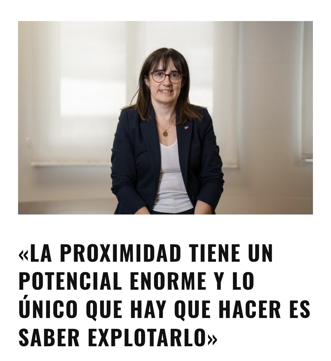 transgourmet_es's tweet photo. 🔊 Sílvia Otero, nuestra directora ejecutiva corporativa, explica en @JustRetail_news cómo la compañía ha logrado cumplir 100 años de historia y su apuesta firme por el comercio de proximidad 🔝 💯:

🗨️ “Durante este siglo de vida, nos hemos adaptado a los cambios que la sociedad ha requerido, ofreciendo las mejores��soluciones al consumidor final”.

🗨️ “Ahora la proximidad ha vuelto para imponerse y su potencial es enorme: le da al consumidor lo que necesita”.

🗨️ “Queremos ponérselo fácil a nuestros franquiciad@s. Por eso, apostamos por la digitalización y la sostenibilidad. Es nuestra responsabilidad”.

La entrevista completa, aquí: 👇👇🏿

https://t.co/9CjXSeFFus