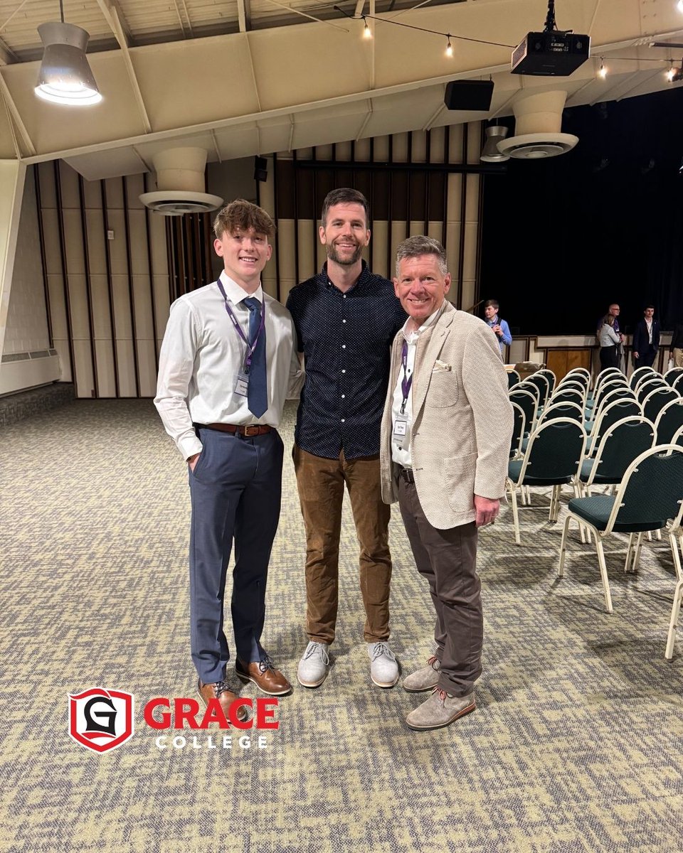 gracecollege's tweet photo. 🏆 Big win for Grace!
Freshman Tyler Brechbiel took FIRST PLACE at Olivet’s Createur Pitch Competition with his company, Recovery+!
He brought home $5K to launch his business. Proud of you, Tyler! 👏
#GraceCollege #CreatedForMore #Entrepreneurship https://t.co/8wfhyF8764
