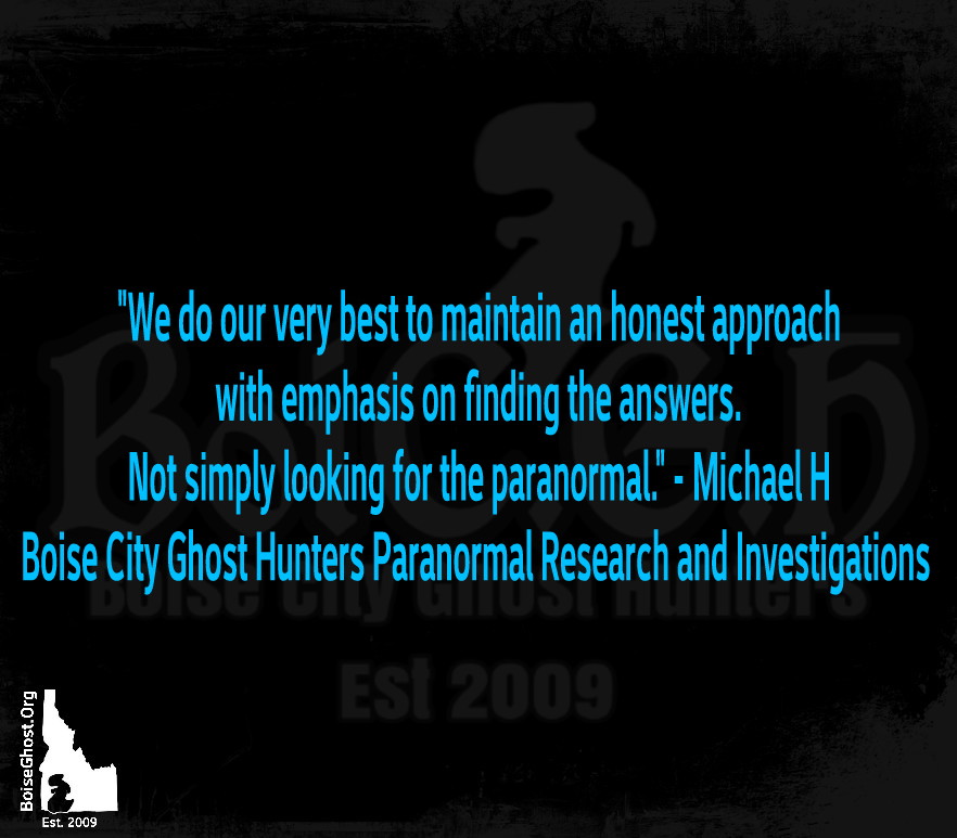 Boise City Ghost Hunters | Paranormal Research tweet media