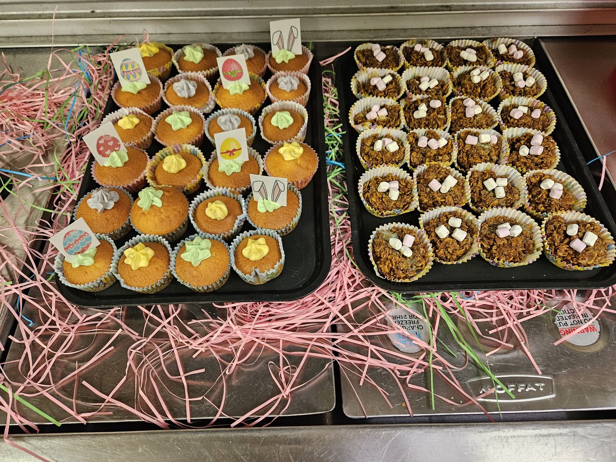 Last week the kitchen team put on a different easter pudding everyday. Happy Easter Holidays 🐣🐰