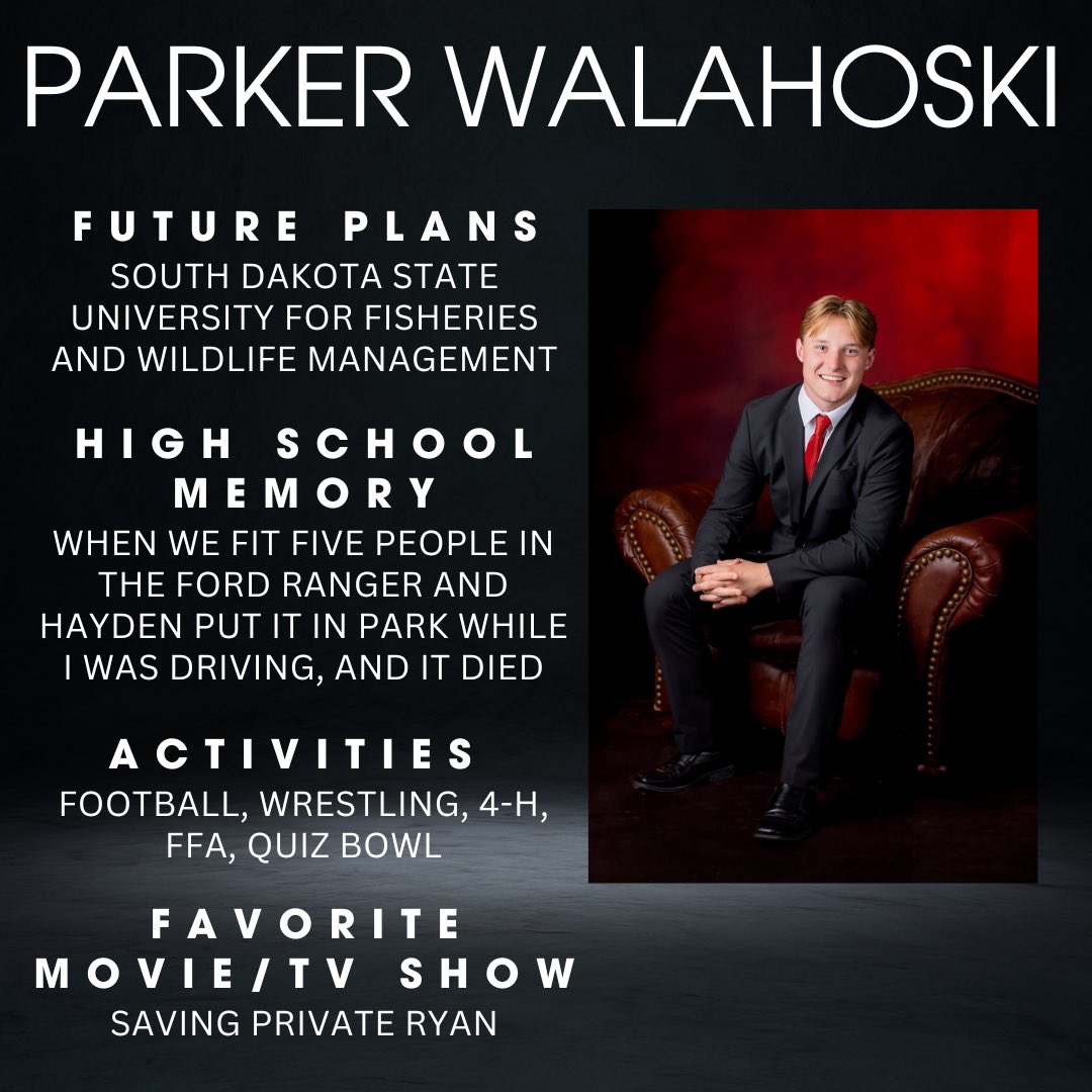 OvertonEagles's tweet image. This week’s Senior Spotlight ⭐️

Parker Walahoski