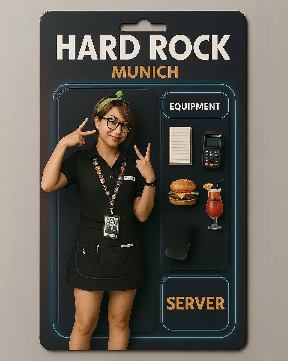 HardRock's tweet photo. We had a go at toy production… how did we do? 🤭 ​

📍 Hard Rock Cafe Munich

#AIdolltrend https://t.co/vwdutuDwx3