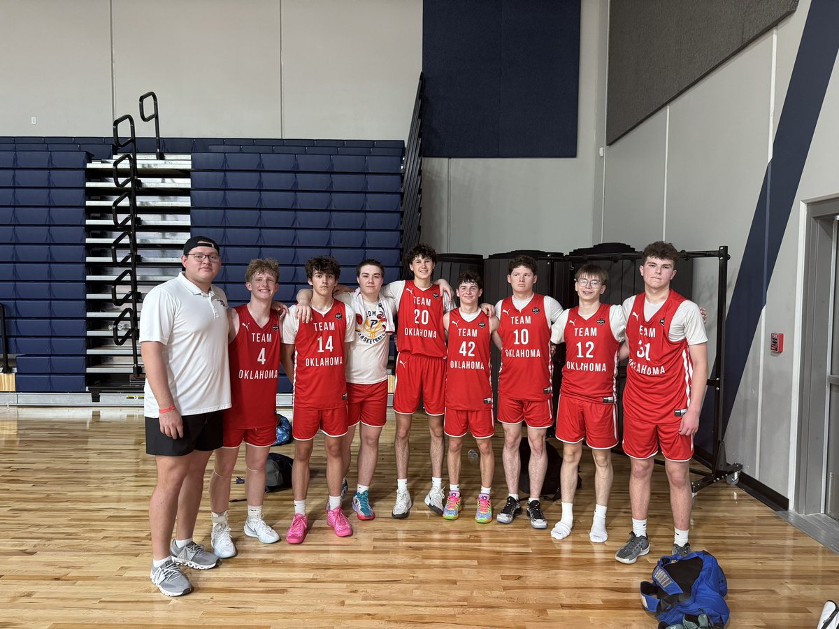 Team Oklahoma Boys Basketball (@teamokbb) on Twitter photo Three of our HS boys teams played this weekend in the Prep Hoops Lonestar State Showdown in Dallas, TX this weekend. This is their second consecutive Prep Hoops Event.
15U Grey: 3-1 <a href="/bobbybuckets21/">Brian Robertson</a> (6-2)
16U Grey: 3-1 <a href="/bobbybuckets21/">Brian Robertson</a> (3-5)
17U White: 3-1 <a href="/PhillBake85/">Phill Baker</a> (5-3) Three of our HS boys teams played this weekend in the Prep Hoops Lonestar State Showdown in Dallas, TX this weekend. This is their second consecutive Prep Hoops Event.
15U Grey: 3-1 <a href="/bobbybuckets21/">Brian Robertson</a> (6-2)
16U Grey: 3-1 <a href="/bobbybuckets21/">Brian Robertson</a> (3-5)
17U White: 3-1 <a href="/PhillBake85/">Phill Baker</a> (5-3)