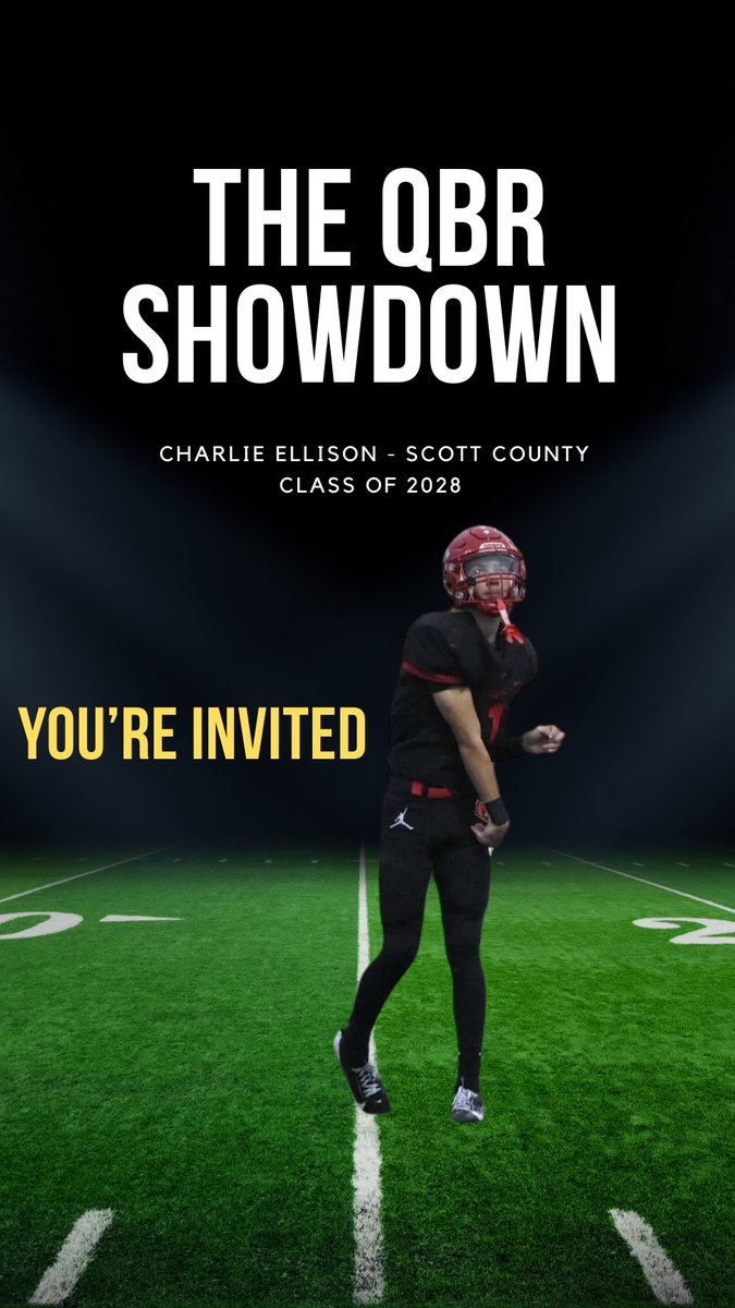 Thanks for the invite to the QBR showdown <a href="/wood7walker/">Walker Wood</a>!!