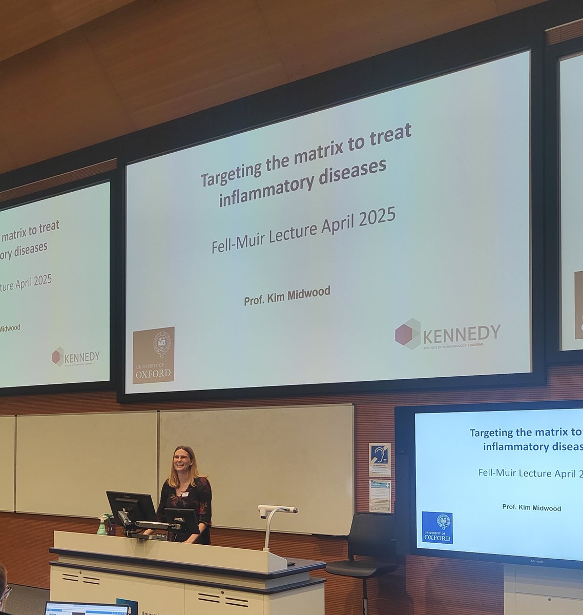 The #FellMuirAwardee, Kim Midwood at #BSMB2025!