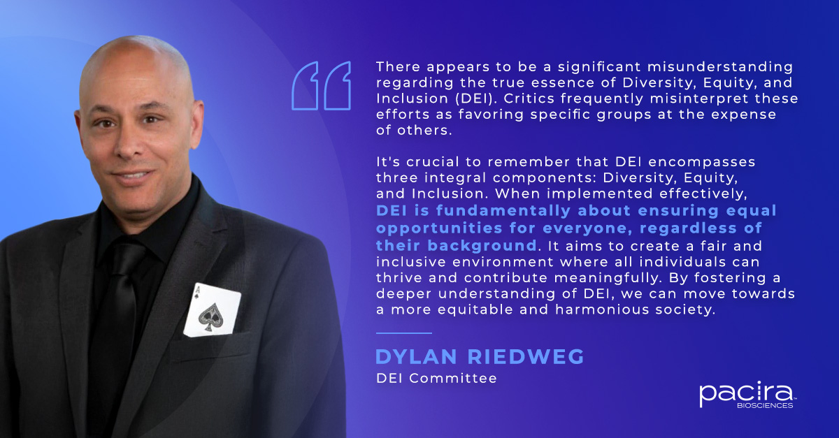 April marks #CelebrateDiversityMonth, an observance intended to recognize and honor the unique backgrounds, perspectives, and experiences that make us stronger. Hear from DEI committee member Dylan Riedweg on the importance of celebrating diversity.