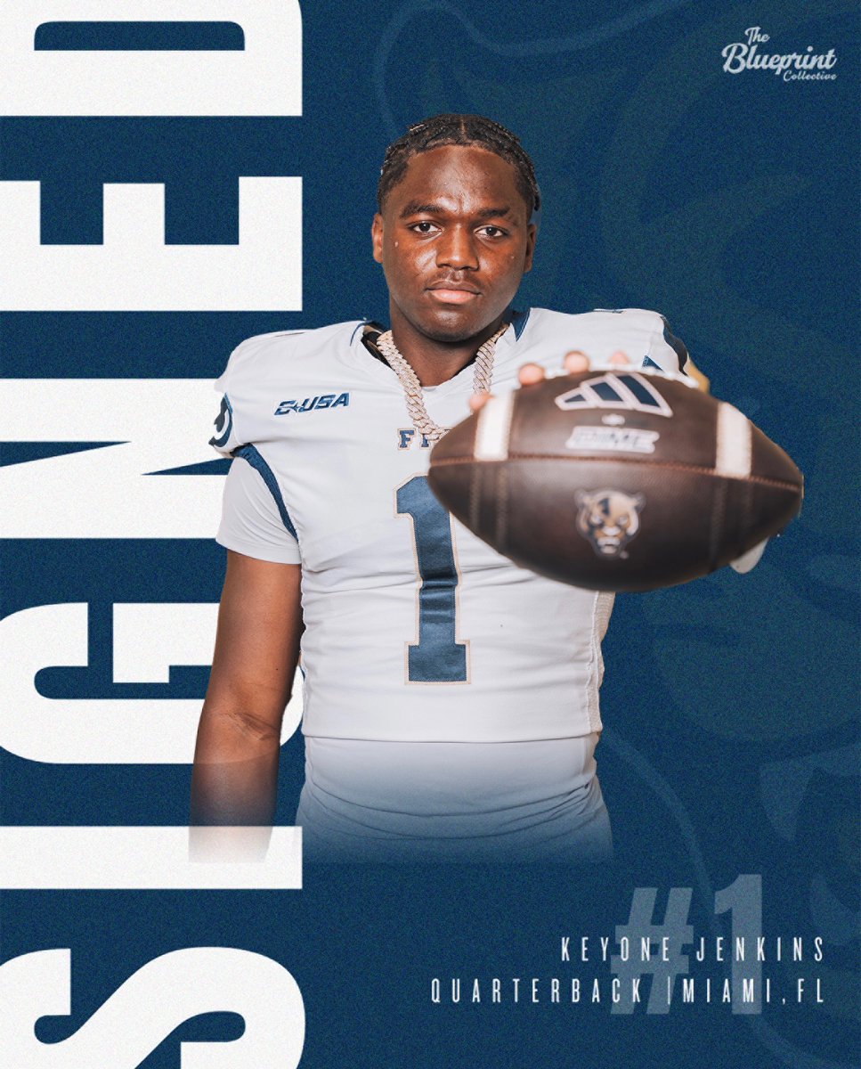 The Blueprint Collective (@blueprint_nil) on Twitter photo We’re fired up to welcome <a href="/LyghtzO/">Keyone Jenkins</a> back to The Blueprint Collective! You’re built for greatness see you under the lights in the 305.
#FIUAthletics #TheBlueprintCollective #FIUFootball #PawsUp #NIL We’re fired up to welcome <a href="/LyghtzO/">Keyone Jenkins</a> back to The Blueprint Collective! You’re built for greatness see you under the lights in the 305.
#FIUAthletics #TheBlueprintCollective #FIUFootball #PawsUp #NIL