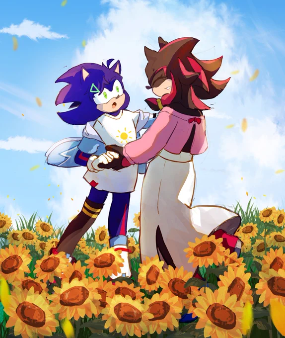 sister dance ft beautiful 's beautiful Sunflower and Titania from my #sonadowfankid