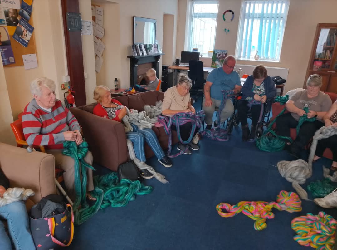 Neath Port Talbot Wellbeing After Stroke Project (@nptwasp) on Twitter photo Today Harriet from Cosy Throws joined us to deliver an arm knitting workshop, where everyone attending made their very own heart shaped cushion!
Everyone had a wonderful time!
NPT WASP is a partnership between NPT Mind & NPT Stroke Group funded by <a href="/TNLComFundWales/">The National Lottery Community Fund Cymru</a> Today Harriet from Cosy Throws joined us to deliver an arm knitting workshop, where everyone attending made their very own heart shaped cushion!
Everyone had a wonderful time!
NPT WASP is a partnership between NPT Mind & NPT Stroke Group funded by <a href="/TNLComFundWales/">The National Lottery Community Fund Cymru</a>
