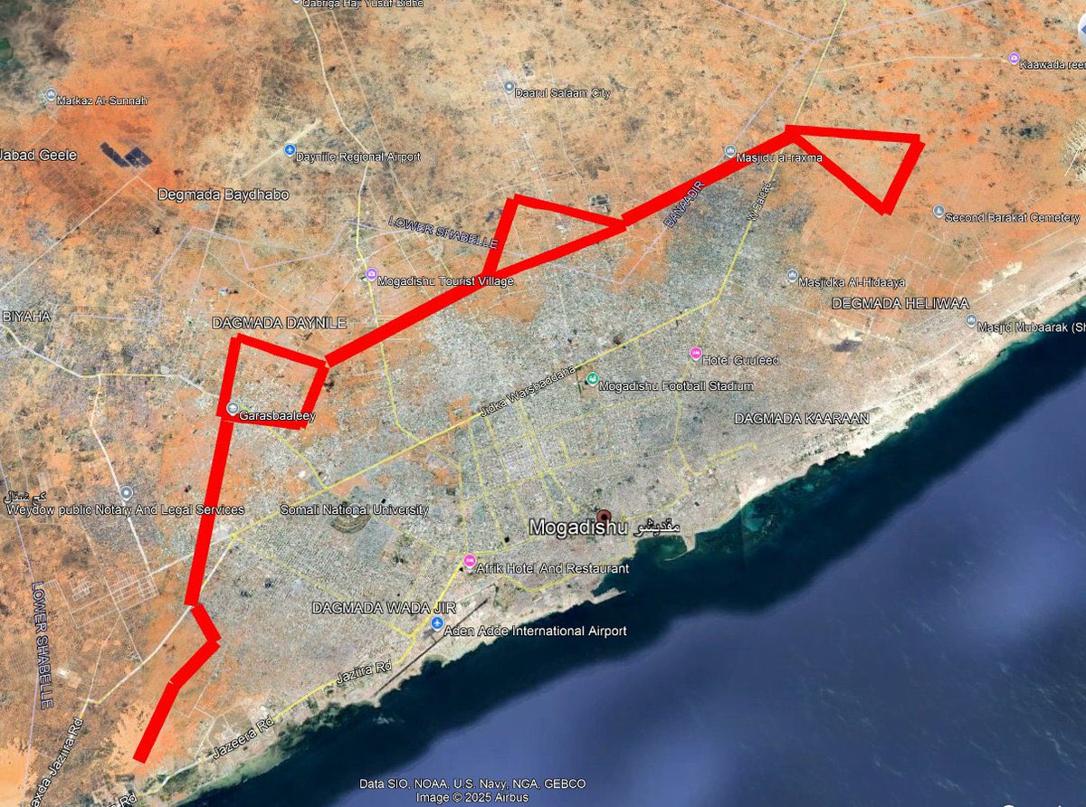 MariamRobly's tweet image. Al-Shabaab Deepens Grip on Mogadishu: Intelligence Reveals Extensive Network, Covert Peace Treaty, and Reopening of Southwest Cities
A new intelligence briefing paints a stark picture of Al-Shabaab's growing influence in Mogadishu.
Military sources report the group has…