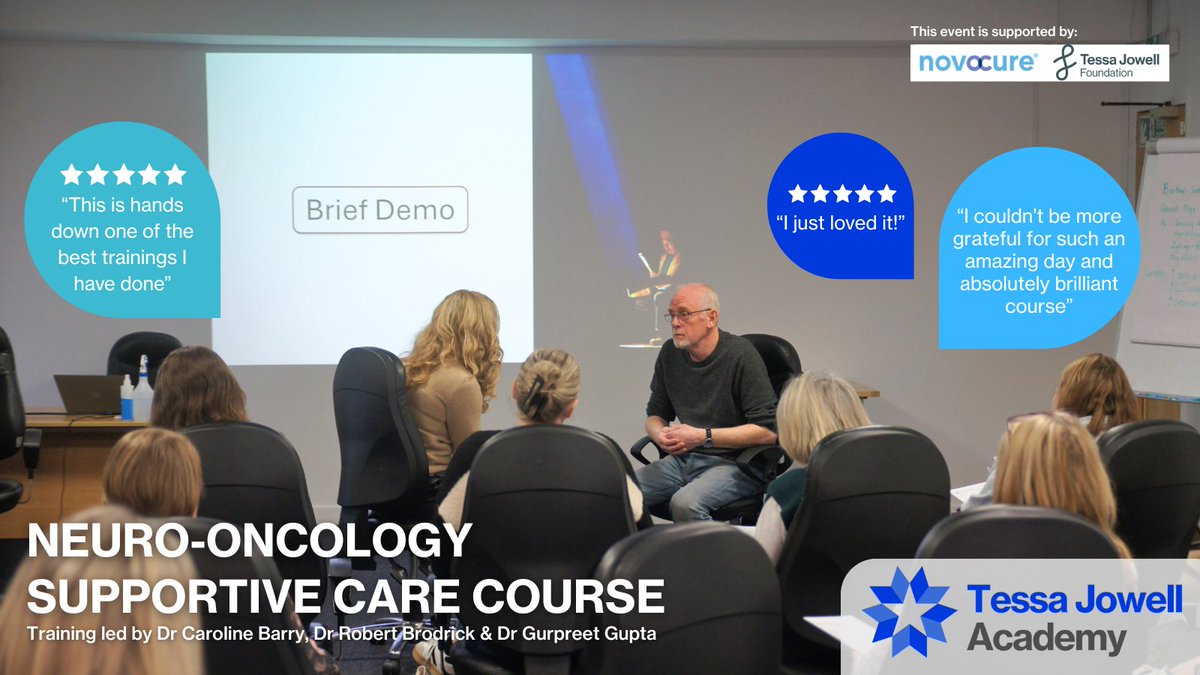 Tessa Jowell Brain Cancer Mission (@tjbcmission) on Twitter photo We loved meeting everyone at the Supportive Care Training day in Edinburgh!
Thank you very much to the trainers <a href="/drcarolinebarry/">Caroline Barry</a>, <a href="/RobertBrodrick1/">Robert Brodrick</a> and <a href="/ggupta/">Gurpreet (she/her)</a>, and the funders <a href="/FoundationTessa/">Tessa Jowell Foundation</a> and <a href="/Novocure/">Novocure</a> for making this day a success! We loved meeting everyone at the Supportive Care Training day in Edinburgh!
Thank you very much to the trainers <a href="/drcarolinebarry/">Caroline Barry</a>, <a href="/RobertBrodrick1/">Robert Brodrick</a> and <a href="/ggupta/">Gurpreet (she/her)</a>, and the funders <a href="/FoundationTessa/">Tessa Jowell Foundation</a> and <a href="/Novocure/">Novocure</a> for making this day a success!