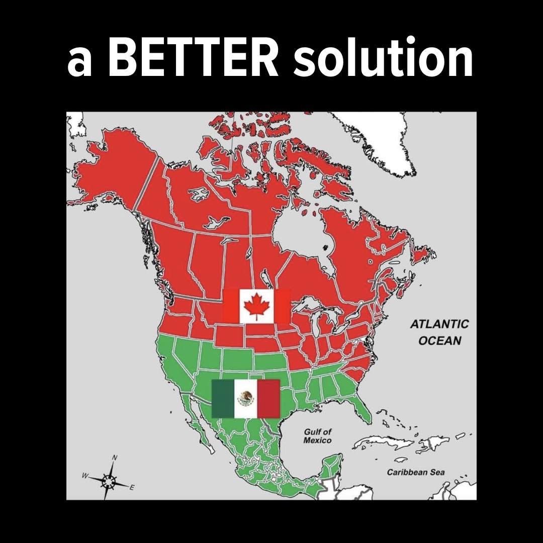 At least everyone would finally get universal healthcare. 

#Canada #CanadaStrong #ElbowsUp #Trump #TrumpisaNationalDisgrace #UniversalHealthcare #Mexico #VivaMexico