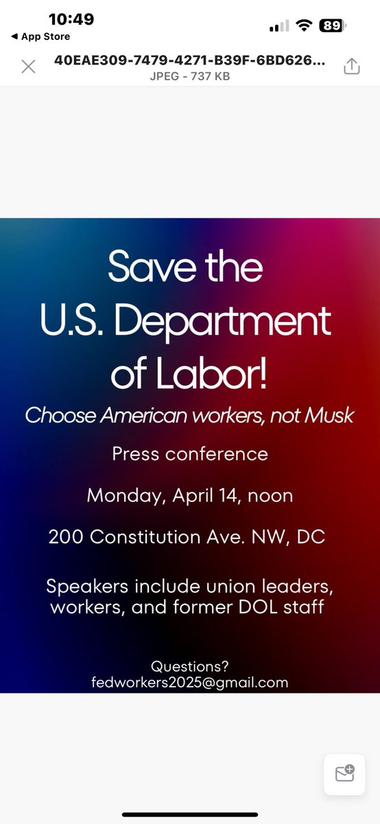 ChildLaborCLC's tweet image. Hey D.C., please join today’s protest to save DOL, which has done great work to reduce #ChildLabor and #ForcedLabor.