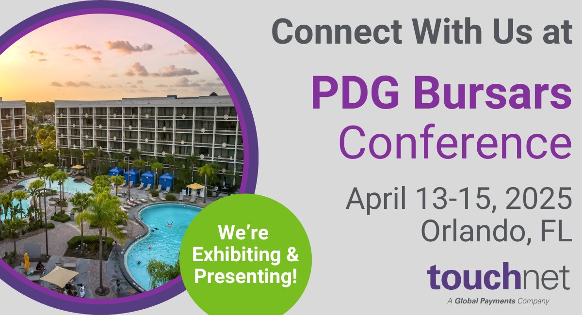 Let’s connect at #PDGBursars!

Make plans to attend our session, Empowering Student Success in the Business Office, April 14, 2:45pm. We’re also exhibiting! Visit our table for more info about simplifying the business of higher education.

#HigherEd