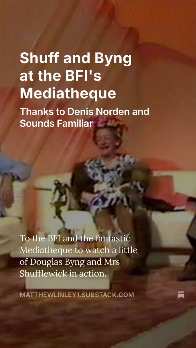 Time for a bit of a #shuffandbyng update over on our substack blog. Here they both are in the <a href="/BFI/">BFI</a> archives (Mediatheque) open.substack.com/pub/matthewlin…