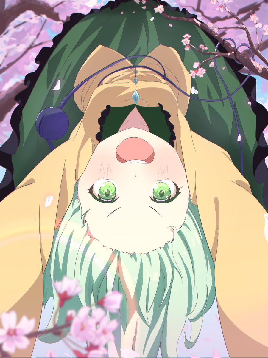 #東方Projectイラスト 　
#こいし #古明地こいし 
#東方 #二次創作　#桜