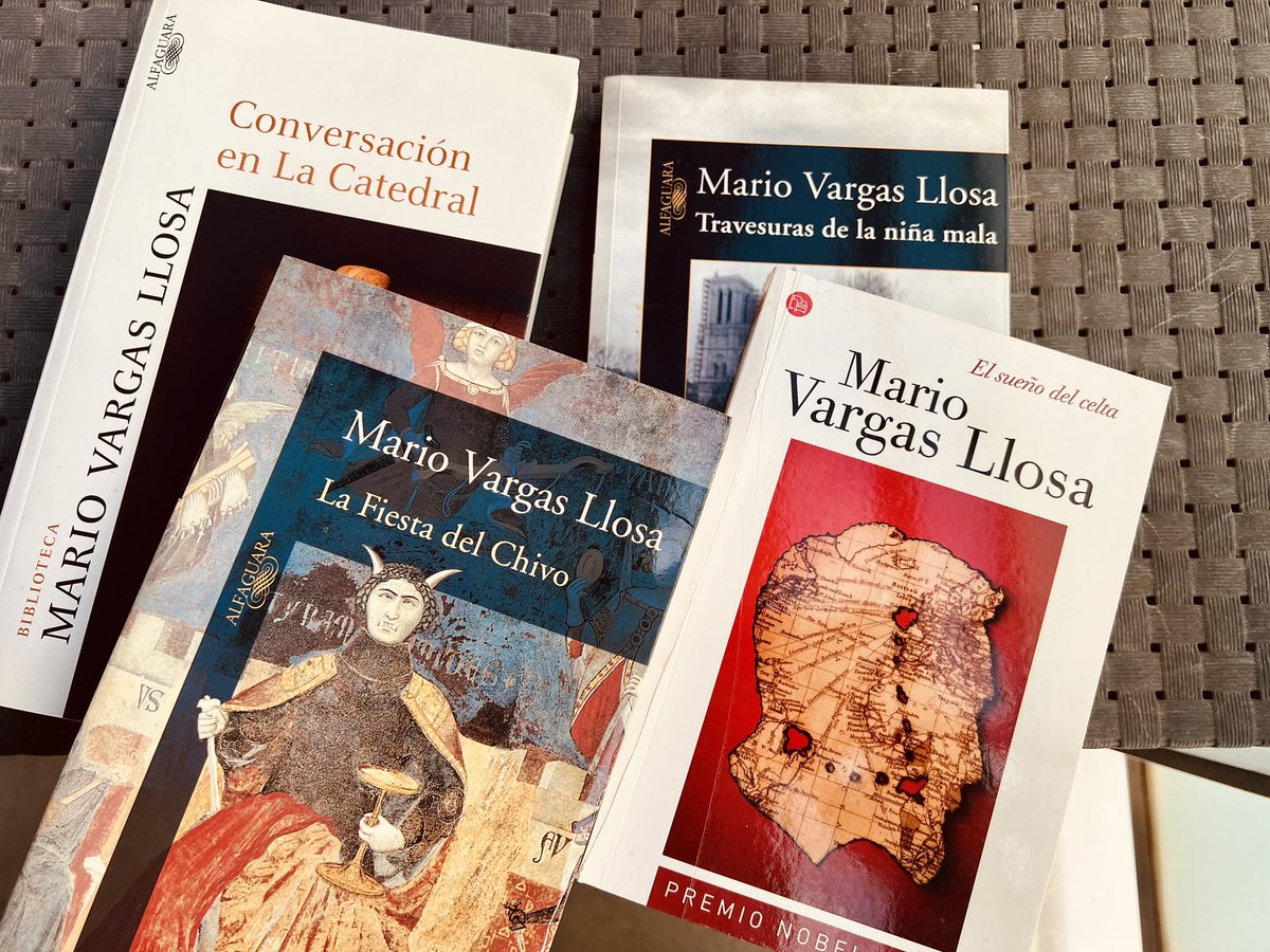 ¿Compartimos las novelas favoritas de #VargasLlosa ? 

Comienzo yo.

E.- 

 #Homenaje