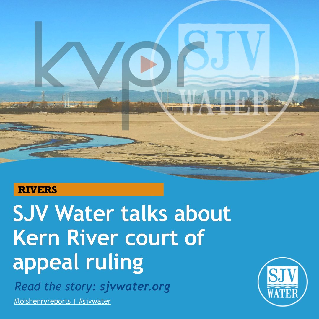 SJVWater's tweet image. #listentolois #kvpr #kvprradio #kernriver #bringbackthekern #sjvwater sjvwater.org