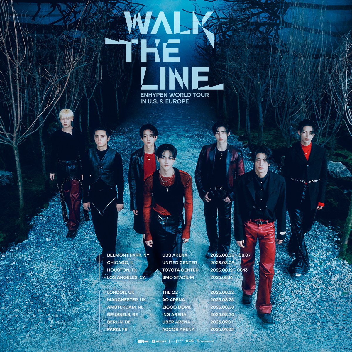 AEG Presents UK (@aeg_presents) on Twitter photo JUST ANNOUNCED!
<a href="/ENHYPEN/">ENHYPEN OFFICIAL</a> | World Tour 'Walk The Line' in Europe | August - September 2025
Register on Weverse for first access here: aegp.uk/walktheline25 JUST ANNOUNCED!
<a href="/ENHYPEN/">ENHYPEN OFFICIAL</a> | World Tour 'Walk The Line' in Europe | August - September 2025
Register on Weverse for first access here: aegp.uk/walktheline25