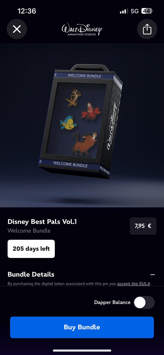 Wanna get 25€ dapper balance for 7€? Then use this link to buy urself the disney pinnacle welcome bundle and instantly get ur balance that u can use to buy <a href="/playMFL/">MFL</a> players.

disneypinnacle.sng.link/Are29/ml96e?_d…