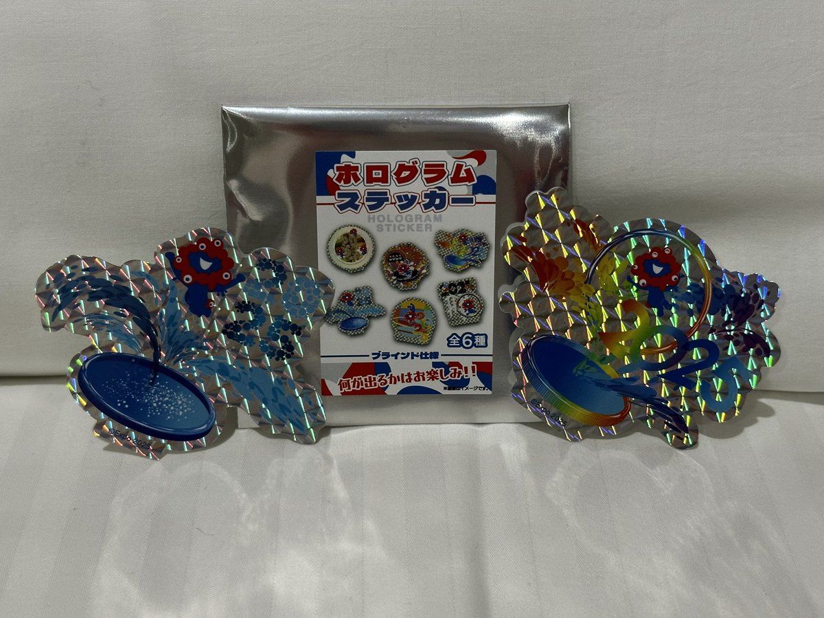 ランダムで出るミャクミャクグッズ達 アクリルスタンド、ホログラム