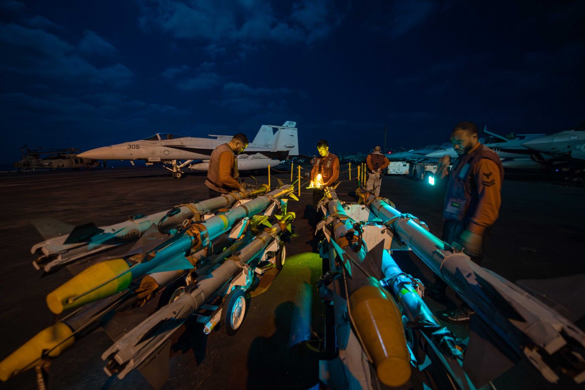 U.S. Navy (@usnavy) on Twitter photo #USSCarlVinson <a href="/CVN70/">USS Carl Vinson</a> conducts #FLTOPS in <a href="/US5thFleet/">U.S. Naval Forces Central Command/U.S. 5th Fleet</a>, demonstrating Navy presence and readiness in the Middle East.
U.S. naval forces in <a href="/CENTCOM/">U.S. Central Command</a> cover approximately 2.5 million square miles of water space.
#ForwardPresence #Warfighting #Lethality #Readiness #USSCarlVinson <a href="/CVN70/">USS Carl Vinson</a> conducts #FLTOPS in <a href="/US5thFleet/">U.S. Naval Forces Central Command/U.S. 5th Fleet</a>, demonstrating Navy presence and readiness in the Middle East.
U.S. naval forces in <a href="/CENTCOM/">U.S. Central Command</a> cover approximately 2.5 million square miles of water space.
#ForwardPresence #Warfighting #Lethality #Readiness