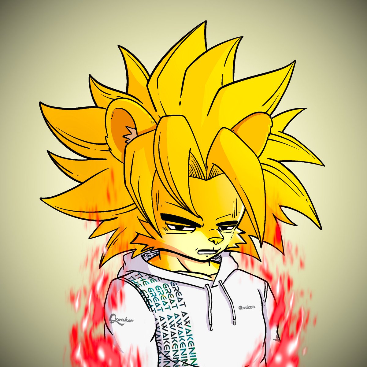 QWKstudio's tweet image. Monday mood? Rockin' my Great Awakening Qwaken cool hoodie to slay the week! 😎🔥 
#QwakenVibes #CoolAndComfy