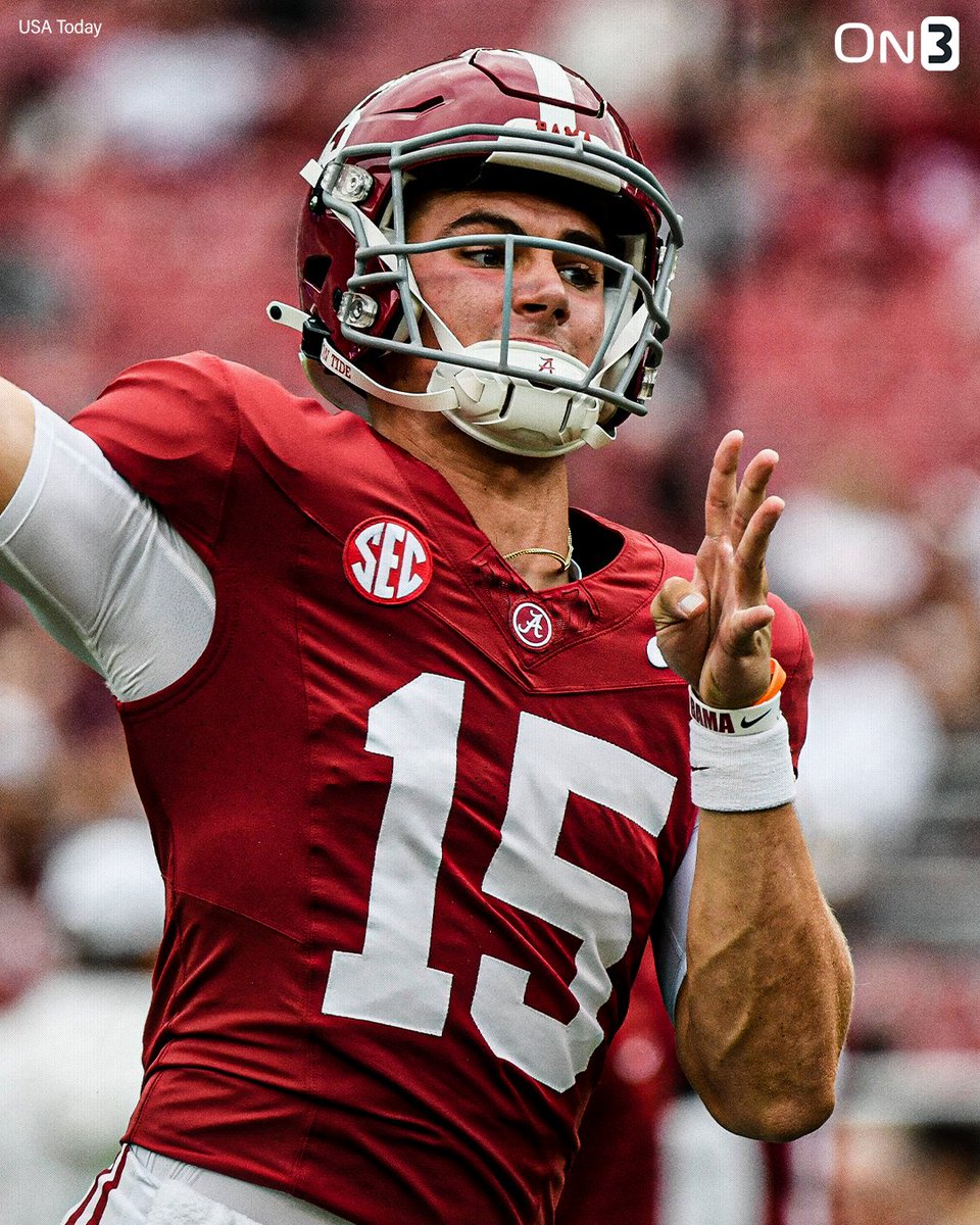NEW: OC Ryan Grubb puts Ty Simpson as the frontrunner in Alabama's QB competition: 

"If we're playing a football game tomorrow, Ty Simpson would start."

(h/t <a href="/Charlie_Potter/">Charlie Potter</a>) 

on3.com/college/alabam…