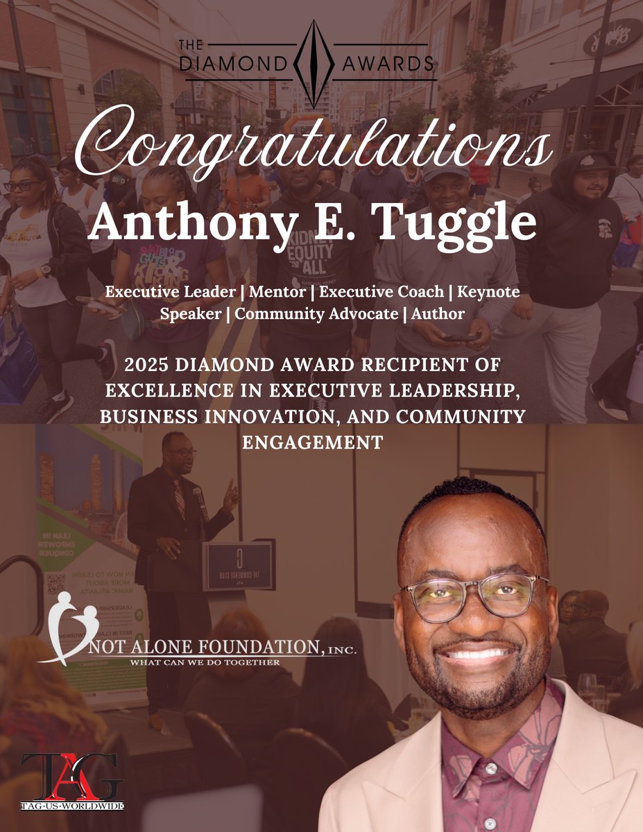 This past weekend, I received the Diamond Award from the Not Alone Foundation, recognizing excellence in executive leadership, business innovation, and community impact.

I stood on that stage not as someone who’s had it easy, but as someone who’s been refined through the fire.