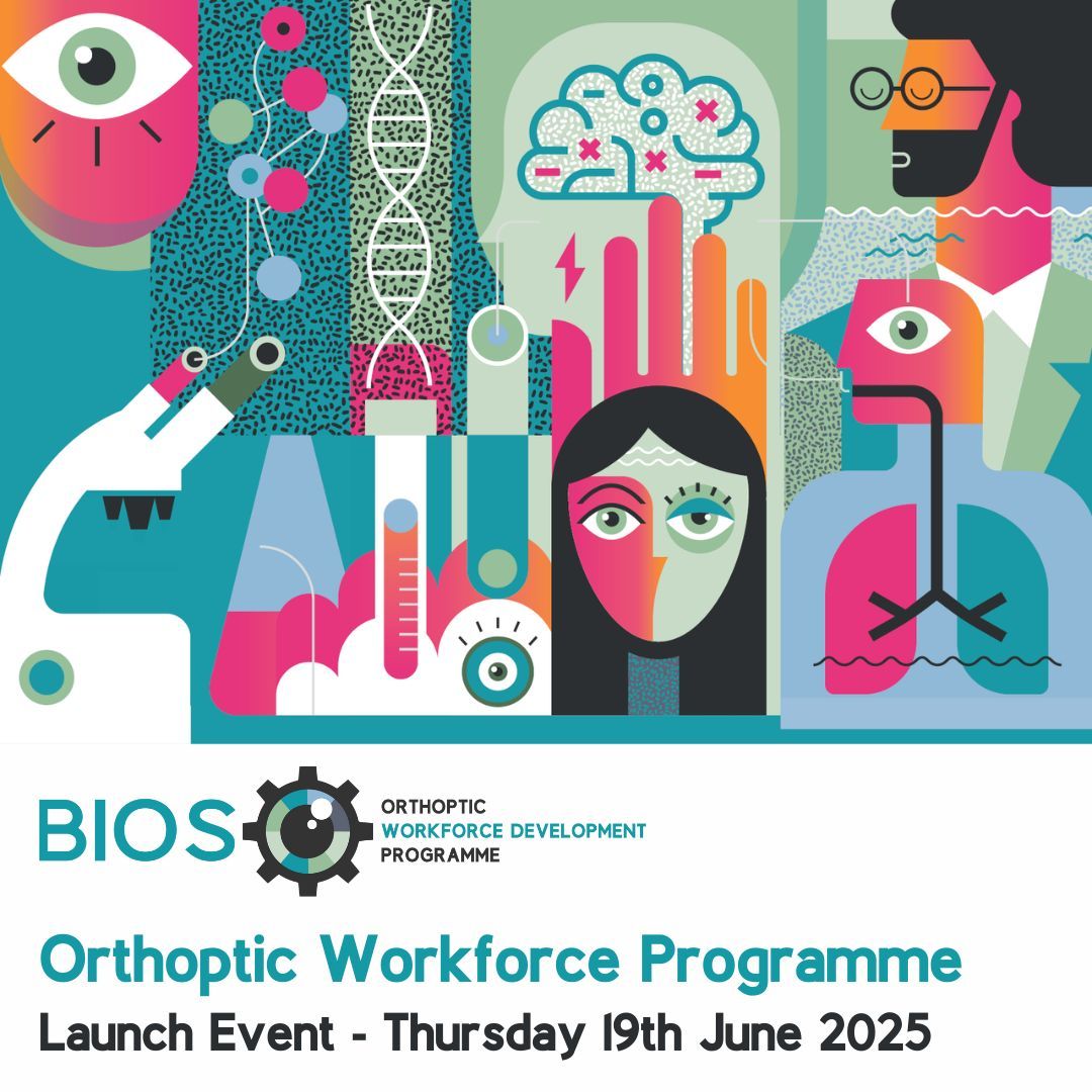 Find out about our exciting NHS-funded Orthoptic Workforce Development projects at our launch event on 19th June!

Attendance is free for members and can be booked alongside tickets for our Symposium the following day!

Book now: buff.ly/deKgfYV