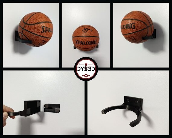 DYS3DPrints's tweet image. New item just hit the shop! Mini-Basketball Wall Display Mount by DYS3D