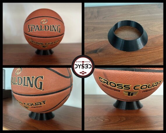 DYS3DPrints's tweet image. New item just hit the shop! Custom Display Stand for Soccer and Basketball Collectibles by DYS3D