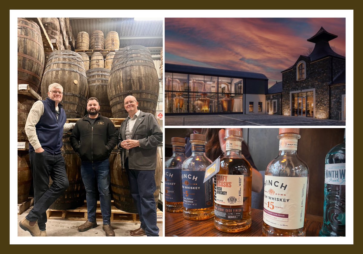 IRISH STEW Podcast (@irishstewcast) on Twitter photo Sláinte!
Join us for a deep dive into Irish whiskey-making from mashing, fermentation, and distillation to savoring the heady aromas of the “angels’ share” seeping from the aged wooden barrels stacked ceiling-high in the cavernous <a href="/hinchdistillery/">Hinch Distillery</a> whiskey warehouse. Sláinte!
Join us for a deep dive into Irish whiskey-making from mashing, fermentation, and distillation to savoring the heady aromas of the “angels’ share” seeping from the aged wooden barrels stacked ceiling-high in the cavernous <a href="/hinchdistillery/">Hinch Distillery</a> whiskey warehouse.