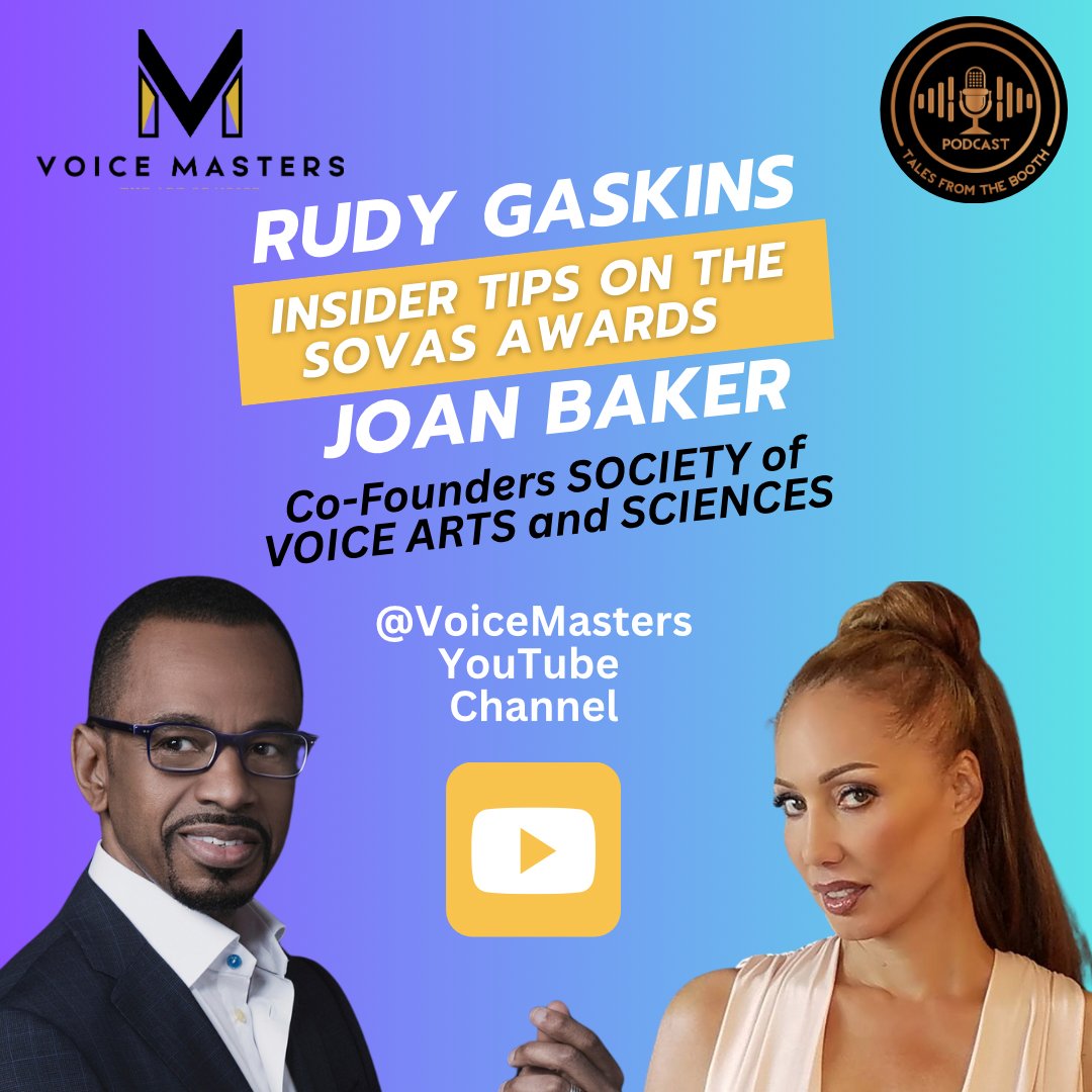 Joan Baker (@joanthevoice) on Twitter photo The heart of VO is more than performance, it's purpose. Thank you <a href="/paulettelifton/">paulette</a>, Tales from the Booth & Voice Masters for the space to share with <a href="/rgaskins1/">Rudy Gaskins</a>. Watch our talk + get <a href="/VoiceArtsAward/">Voice Arts</a> offer. Donations matched by Voice Masters for JEJ Prize: bit.ly/4cv9uNL The heart of VO is more than performance, it's purpose. Thank you <a href="/paulettelifton/">paulette</a>, Tales from the Booth & Voice Masters for the space to share with <a href="/rgaskins1/">Rudy Gaskins</a>. Watch our talk + get <a href="/VoiceArtsAward/">Voice Arts</a> offer. Donations matched by Voice Masters for JEJ Prize: bit.ly/4cv9uNL