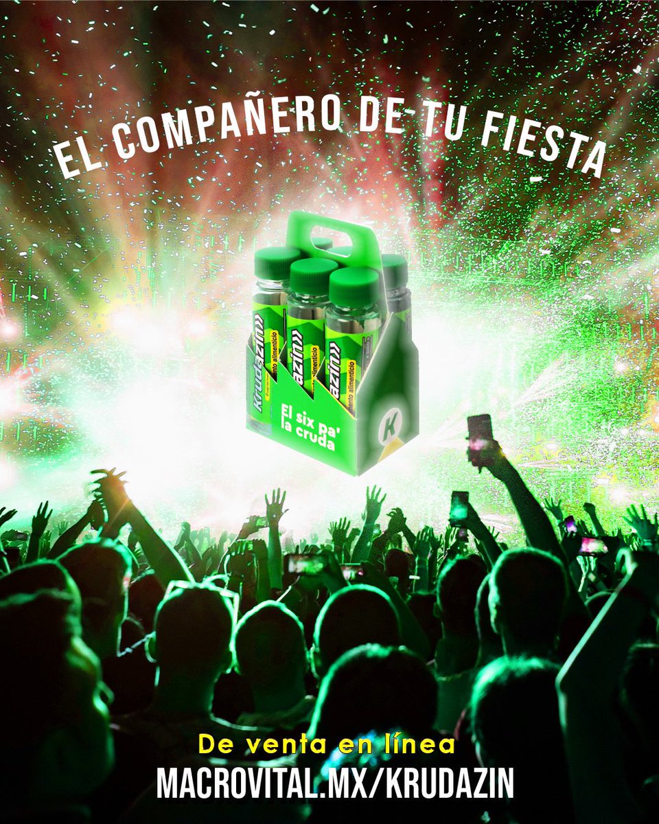 Despídete del bajón y sigue brillando 🌿✨
Krudazin te ayuda a sentirte como nuevo gracias a su fórmula con té verde, jengibre y vitaminas. ¡Levántate, recarga y vuelve al juego!

🔍 Consíguelo en: macrovital.mx/krudazin/
#Krudazin #RecargaNatural #SigueLaFiesta