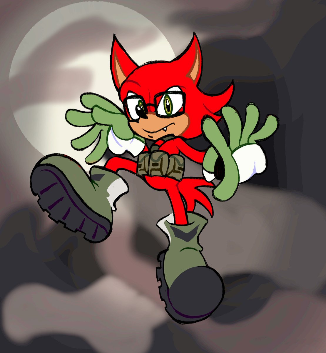 cosmicseternity's tweet image. Gadget the Wolf hitting the Tobey Maguire pose!  

#sonicforces #SonicTheHedgehog #gadgetthewolf 

Comm for @DrakeJoshGBA