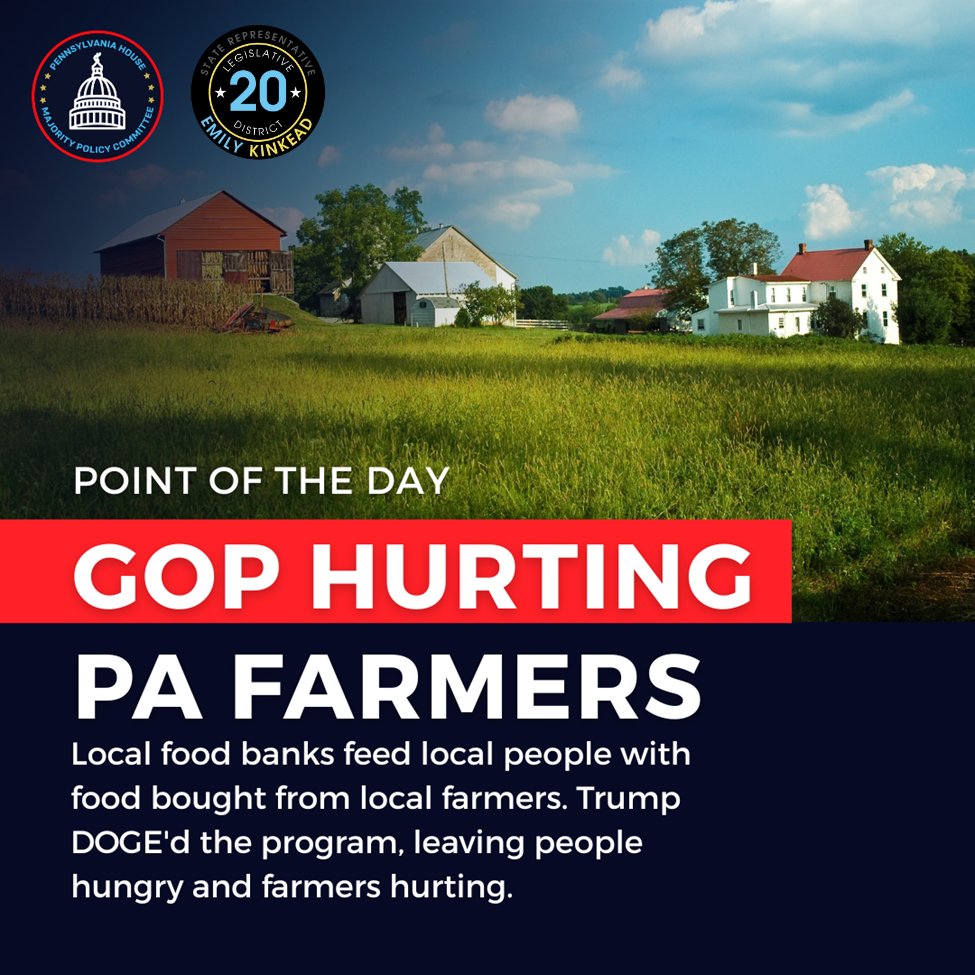 🌱Policy Point of the Day from the PA House Democratic Policy Committee
Visit pahouse.com/policy to learn about how we’re working in the #PAHouse to make life better for all Pennsylvanians.