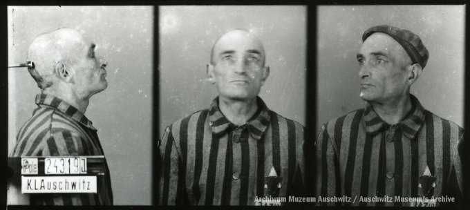 14 April 1897 | A Polish Jew, Lewi Lipsker, was born in Nowy Sącz. A worker.

In #Auschwitz from 12 December 1941.
No. 24319 
He perished in the camp on 19 December 1941.