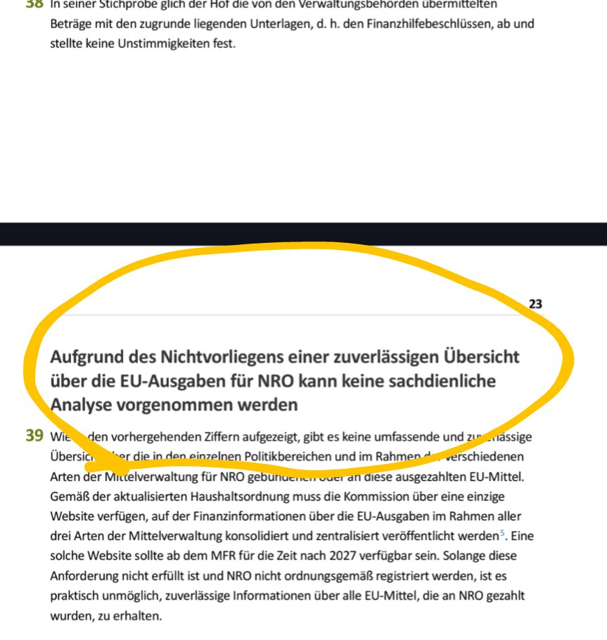 thatus's tweet photo. @JoanaCotar #ngocontrol #ngotransparency

Es ist ein Armutszeugnis. Man lasse sich den Satz auf der Zunge zergehen.

"Aufgrund des Nichtvorliegens einer zuverlässigen Übersicht über die EU-Ausgaben für NRO kann keine sachdienliche Analyse vorgenommen werden" https://t.co/xvnZJbp4u6